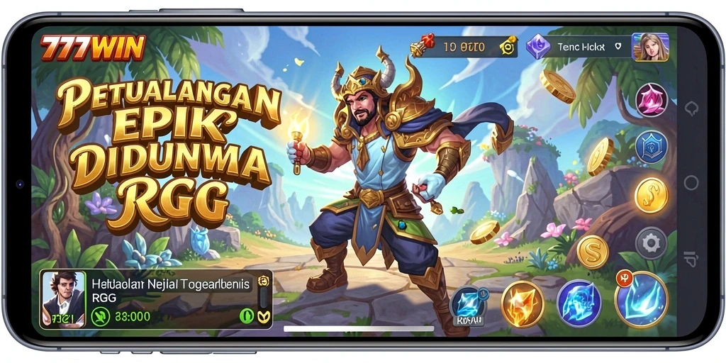 Tampilan gameplay 777WIN yang mendebarkan dan penuh aksi.