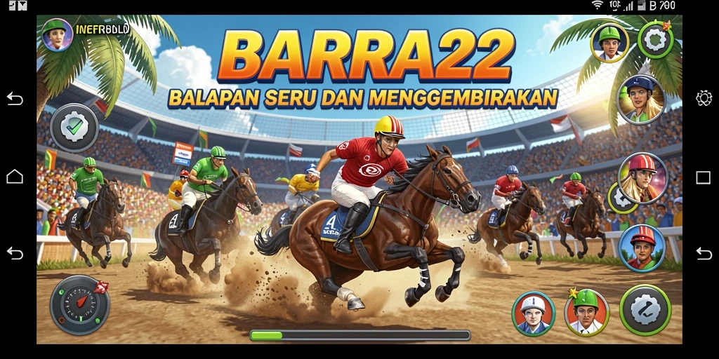 Gameplay seru dan menantang di BARA22.