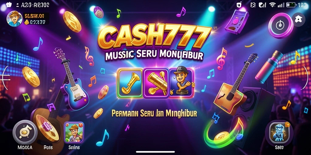 Gameplay <strong>CASH777</strong> yang seru dengan variasi musik yang menarik.