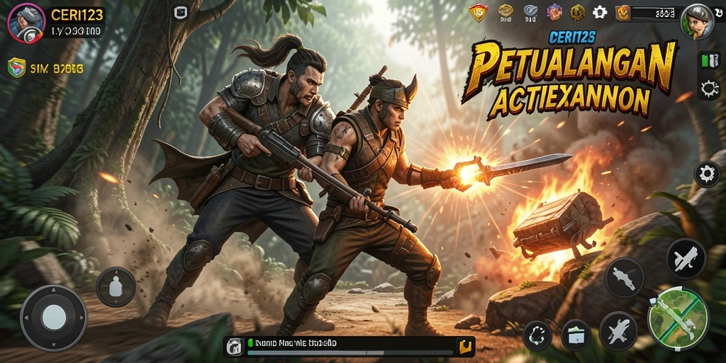 Gameplay CERI123 yang penuh aksi dan tantangan mendebarkan.