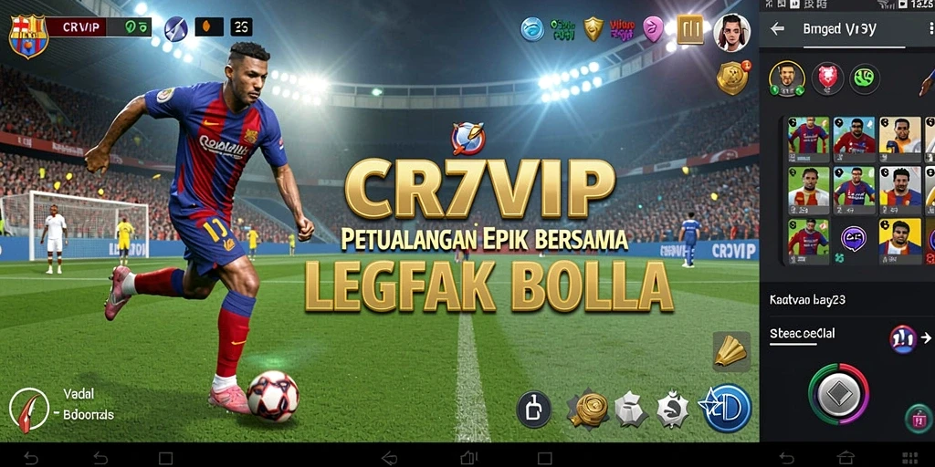 Tampilan menarik dari gameplay RPG di CR7VIP.