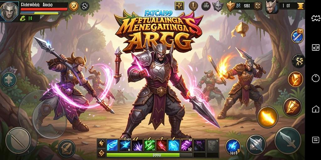 Screenshot gameplay FATCAI99 menampilkan pertarungan epik dan petualangan seru.