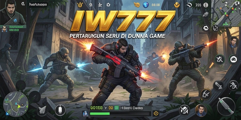 Screenshot IW777 menampilkan aksi pertarungan yang mendebarkan.