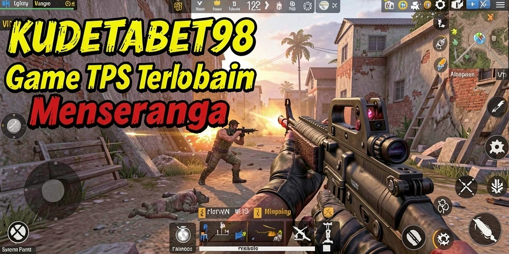 Tampilan gameplay seru dalam KUDETABET98 dengan aksi menegangkan.