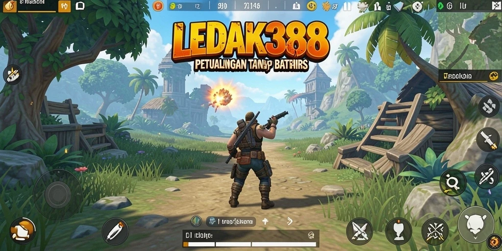 Tampilan gameplay menakjubkan dalam dunia terbuka LEDAK388.