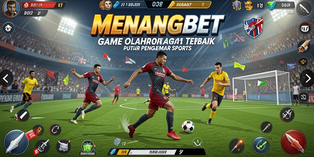 Tangkapan layar MENANGBET menampilkan aksi permainan olahraga yang mendebarkan.