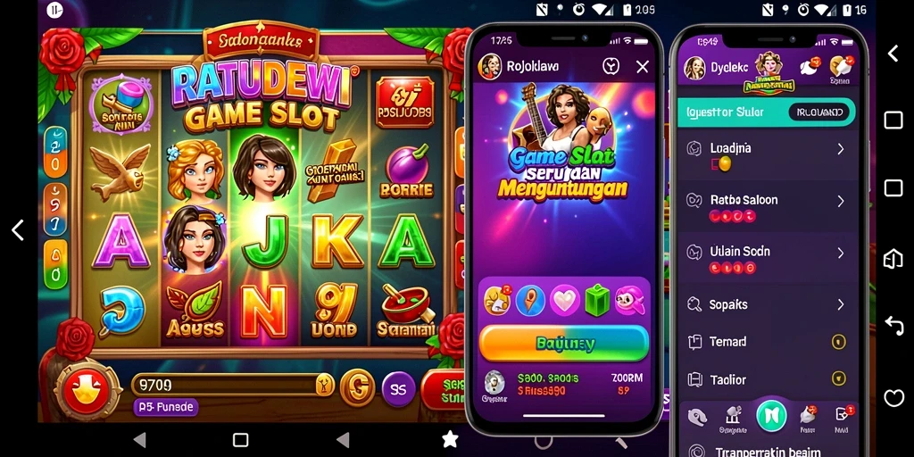 Tampilan gameplay <strong>RATUDEWI</strong> yang menawan dan penuh warna.