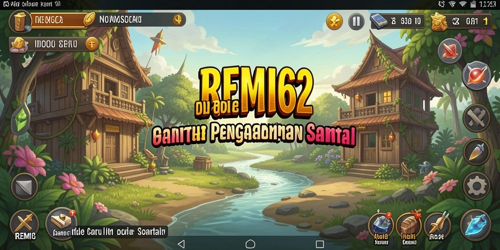 Tampilan menarik dari gameplay REMI62 yang seru dan santai.
