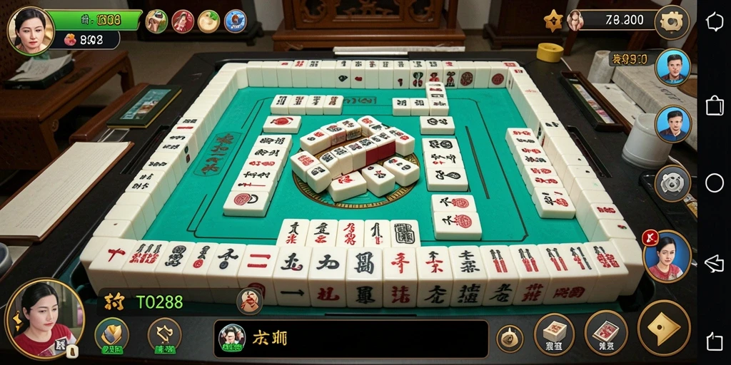 Tampilan gameplay Mahjong TO288 yang menantang dan seru.