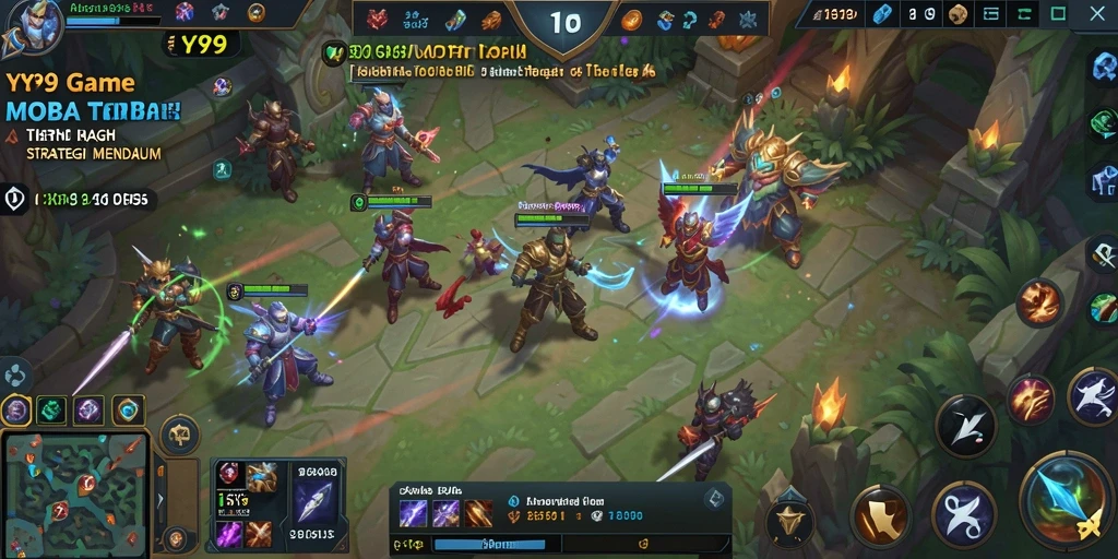 Gameplay seru dan strategi menarik dalam Y89 MOBA.